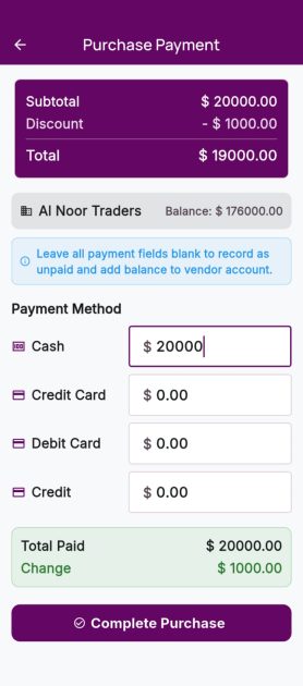 Purchase Pyment method