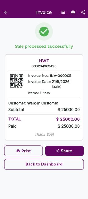 sales invoice