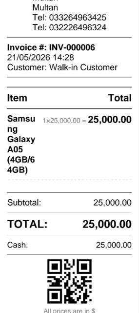 sale Receipt